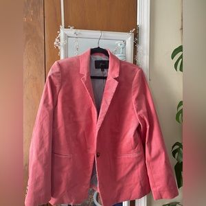 J Crew blazer - size 14, single button, pink - perfect for a clear spring!